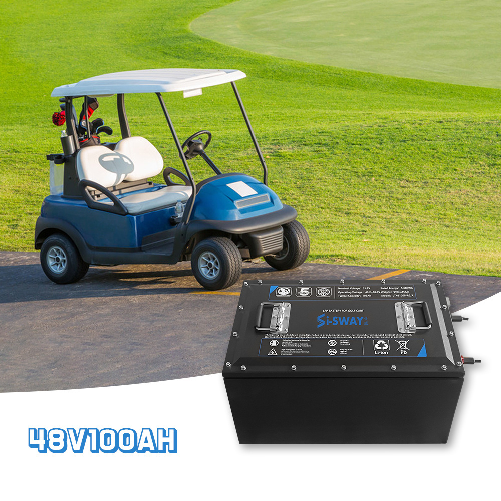 24v 48v 72v 65ah 100ah 150ah 200ah 280ah golf cart lifepo4 lithium ion battery pack 51.2v deep cycle