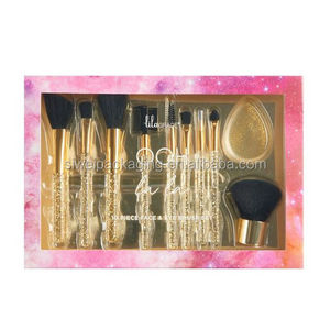 Wholesale Cosmetic Kit Makeup Eye Brush Set PVC Packaging box