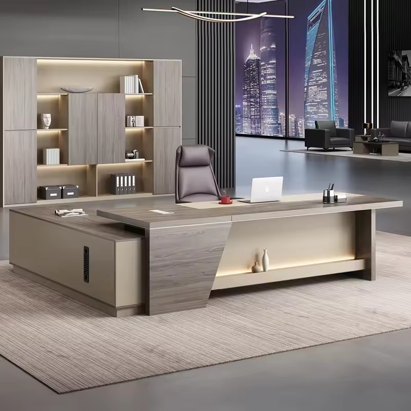 Boss Executive Desk Furniture Business  l Luxury Chinese Manufacturer Beautiful Desk Office Modern