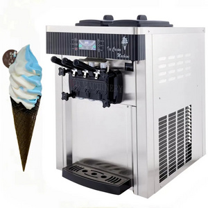 Ice Cream Maker Commercial Frozen Yogurt Soft Ice Cream Machine For Sale