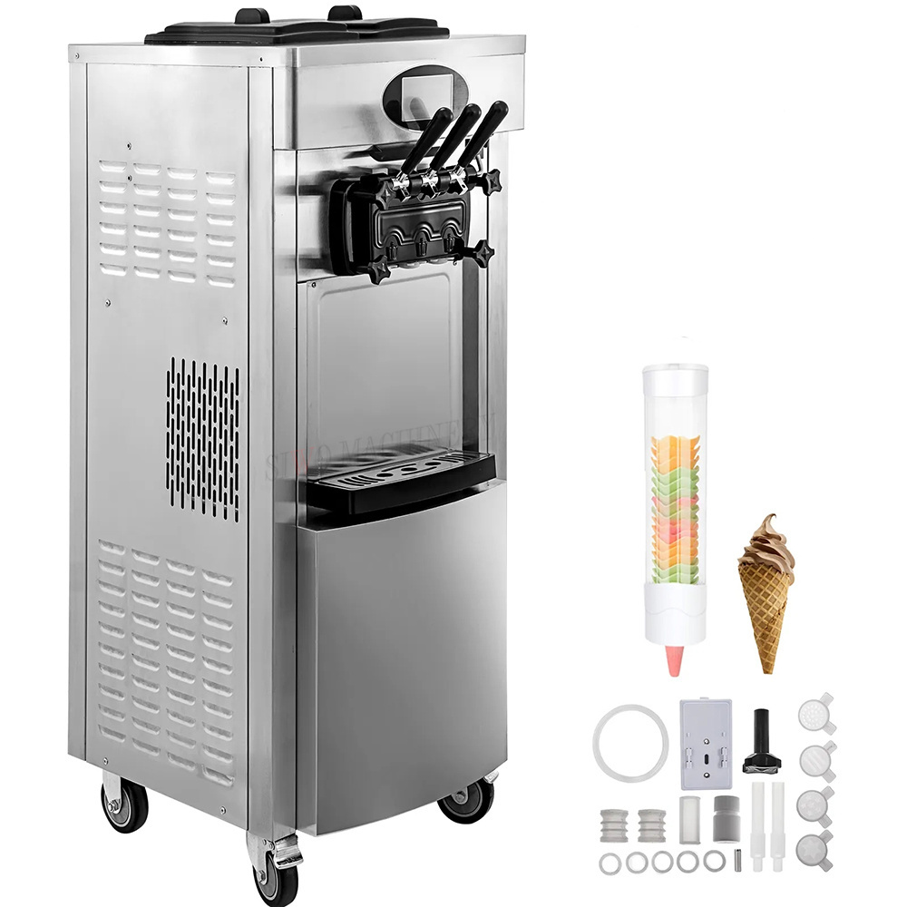 YKF-8228H Ice Cream Maker Machine Frozen Yogurt Soft Ice-cream Machine