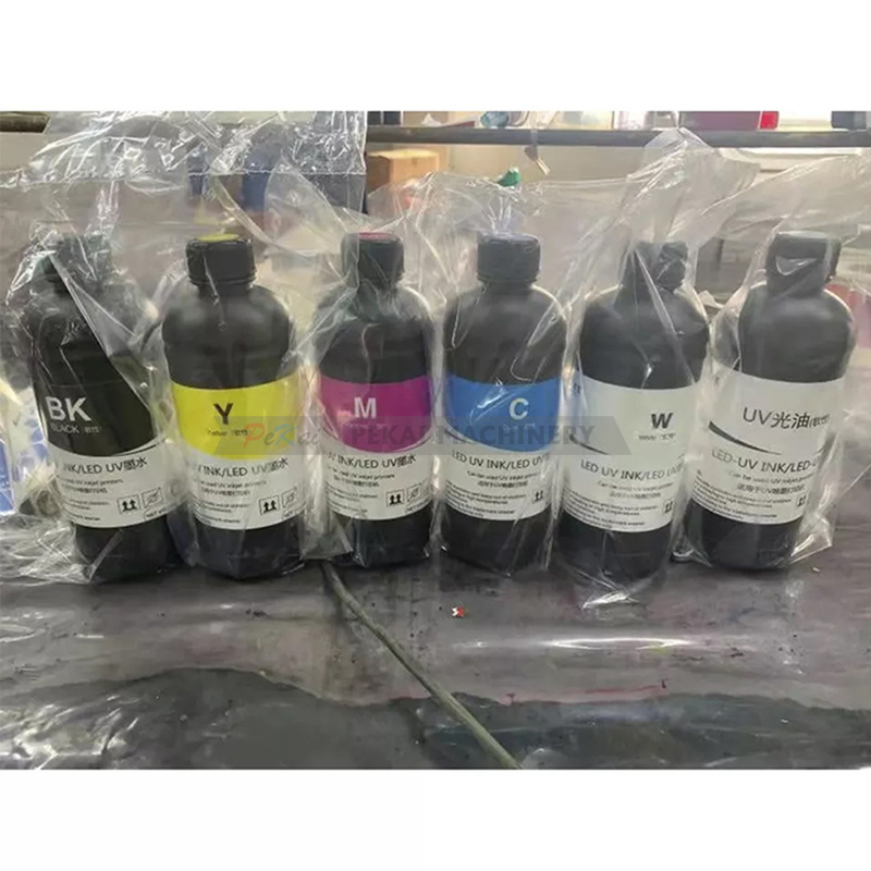 6 Colors UV Ink Soft Hard UV Print Ink Price For Printer For Epson XP600 L1800 L805 Printing on PVC and Glass Sheet