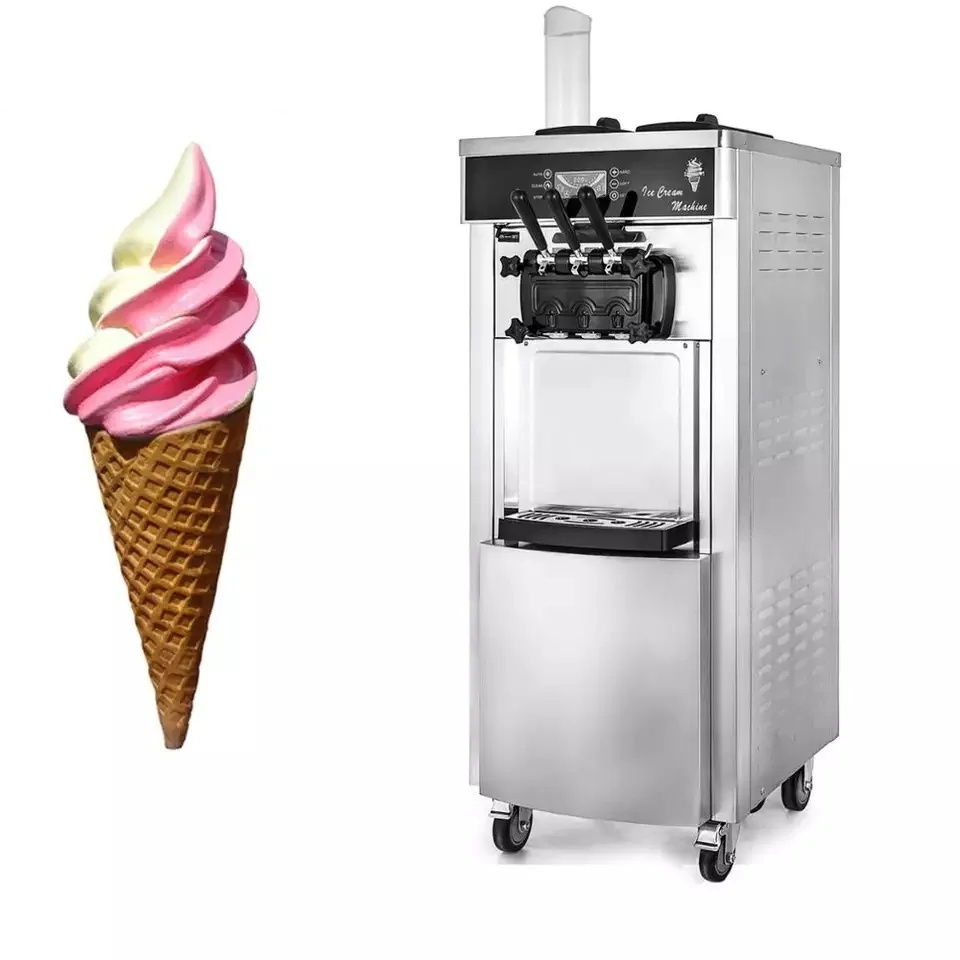 YKF-8228H Ice Cream Maker Machine Frozen Yogurt Soft Ice-cream Machine