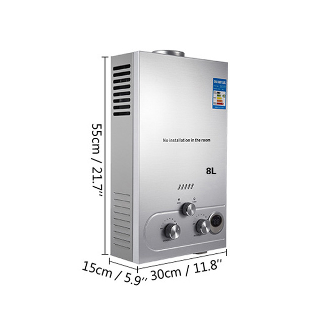 Promotion 6L/8L/10L/12L/16L/18L Hot Water Heater Instant Tankless Liquefied Petroleum Gas Instant Water Heaters