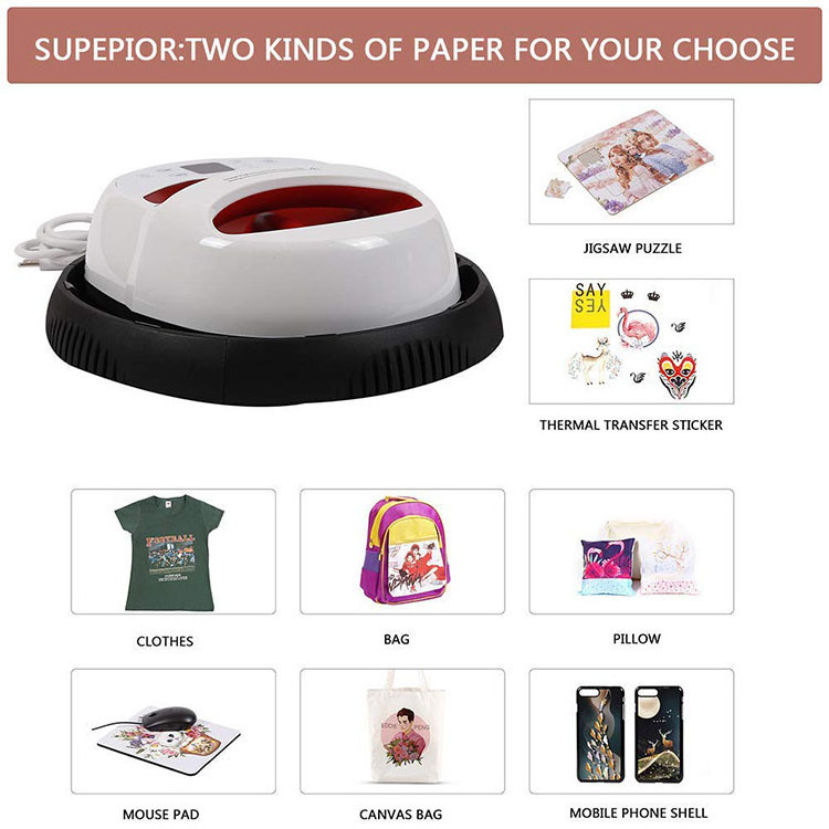 Mini Hand-held Portable Heat Transfer Printing Machine Logo Sticker Shirt Heat Press Machines