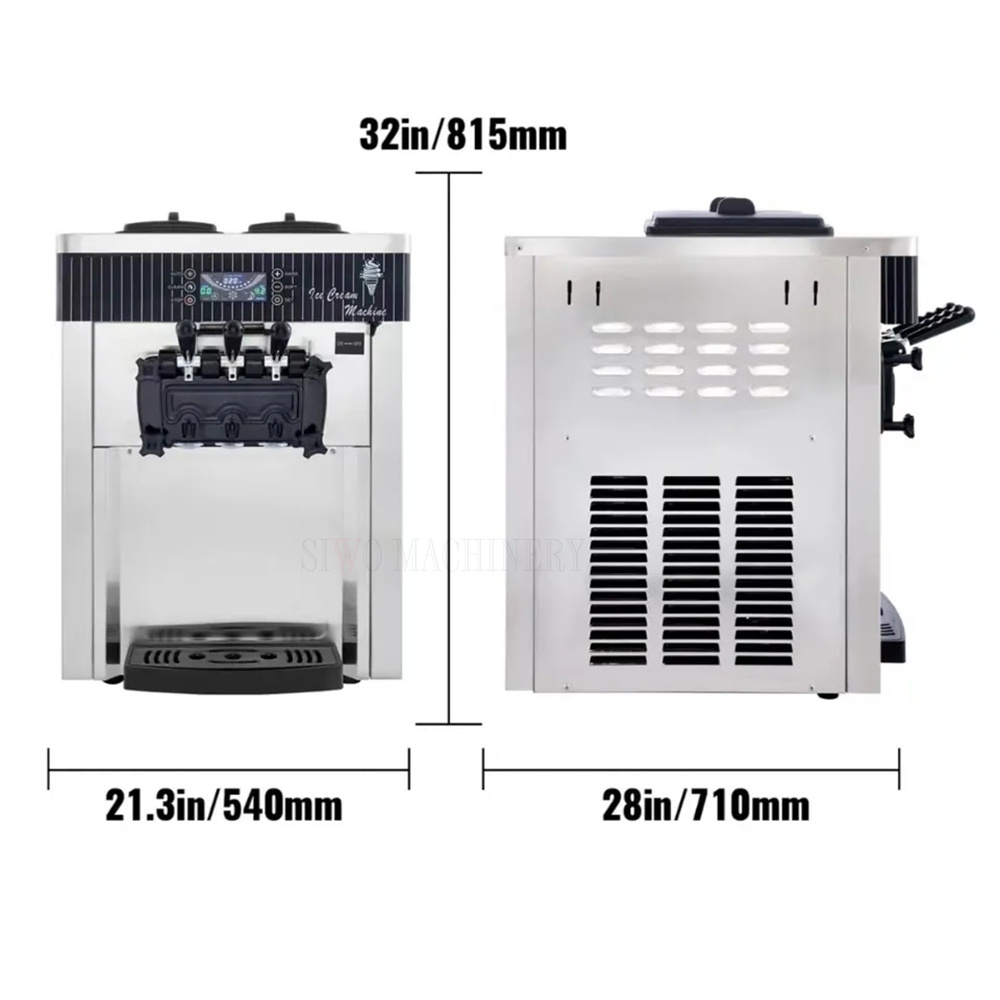 Yogurt Automatic Ice Cream Maker Soft Serve Ice Cream Machine Ice Cream Maker