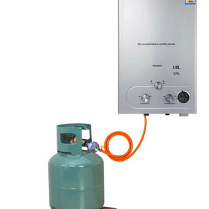 18L Portable Propane Gas Tankless Instant LPG Hot Gas Water Heaters with Shower Kit for Outdoor Camping