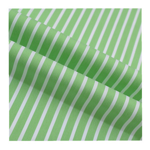 Oem Eco-Friendly Lyocell Yarn Dyed Tc Cvc Cotton Stripes Shirt Fabric