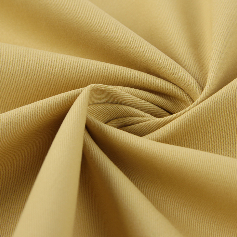 Customized 98% Cotton 2% Elastane Stretch Brushed Twill Cotton Spandex Cotton Twill Fabric For Garment use