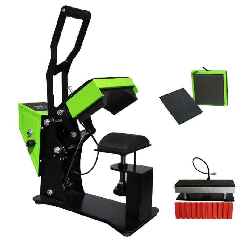 Multi-functional 3 In 1 Heat Press Machine Set Label Pen Hat T-shirt LCD Touch Controller Sublimation Transfer Printer