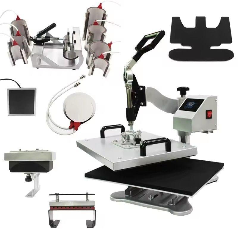 heat press machine 15IN1 hot sale 7 in 1 combo heat press