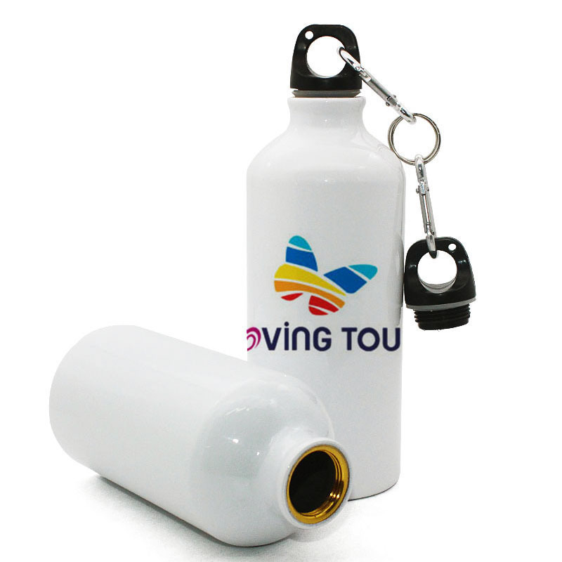 SIXFAR high quality 600ml white Aluminum sublimation water bottle