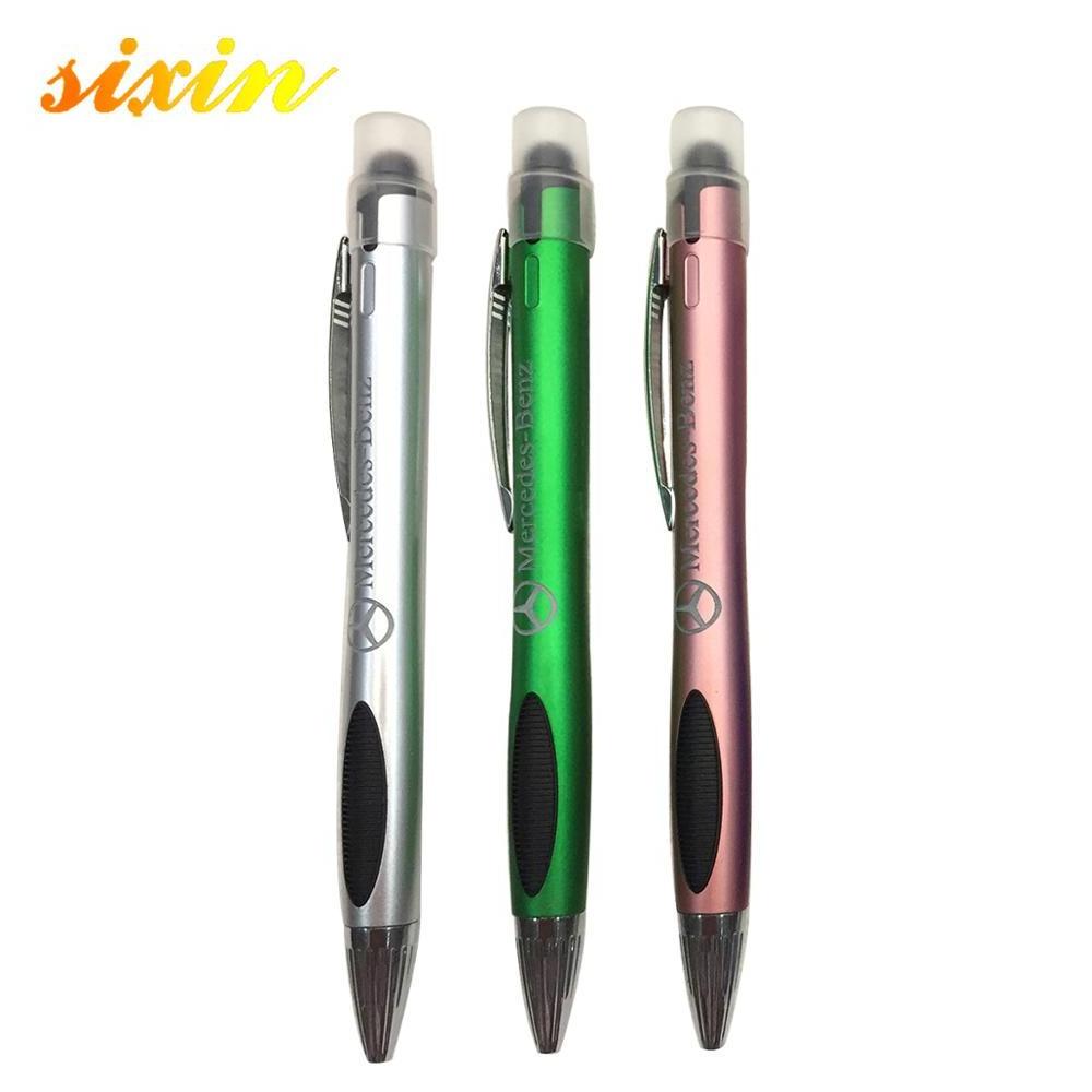 New Design Flashlight Pen With Logo Led Light Illuminated Led Logo Ballpoint Pen