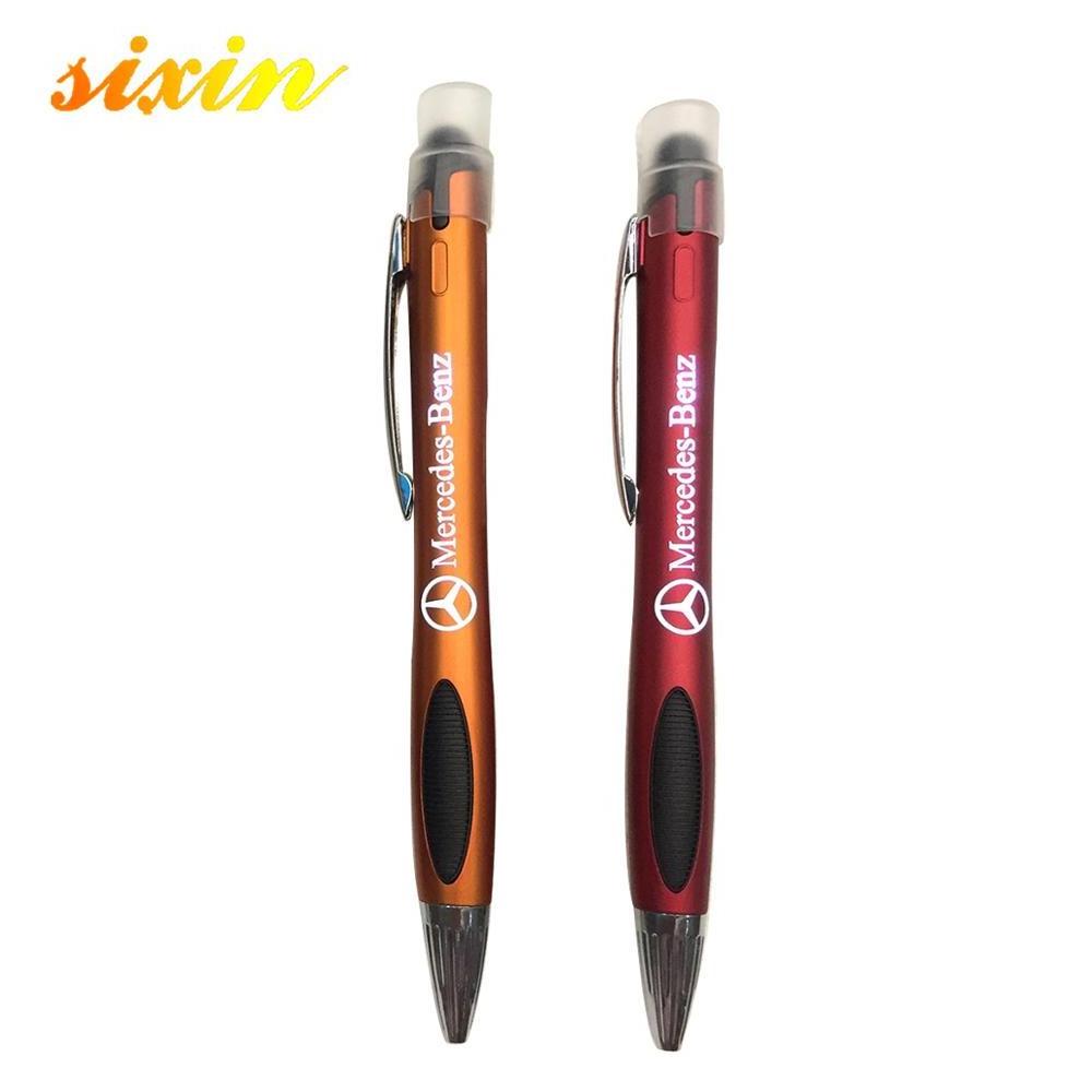 New Design Flashlight Pen With Logo Led Light Illuminated Led Logo Ballpoint Pen