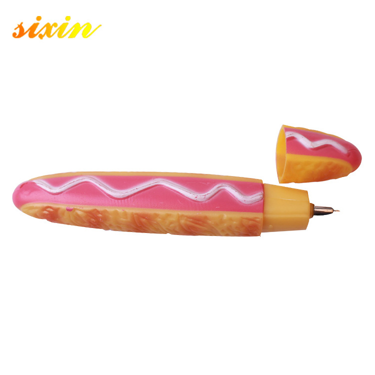 Korea Stationery Pizza Hot Dog Bread Ballpoint Pen Craft Pen Refrigerator Ball Pen