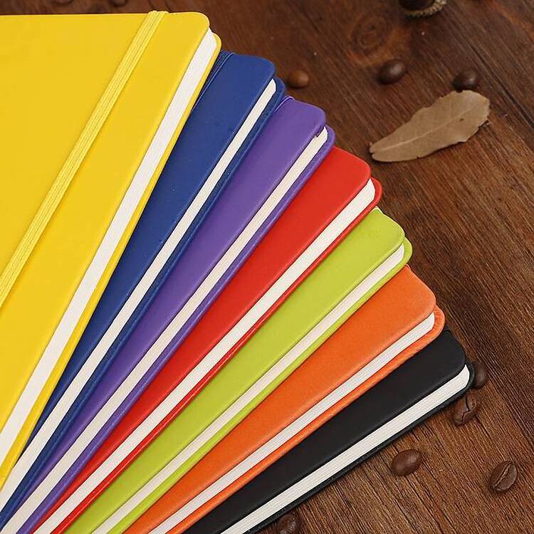 Promotional Custom Soft PU Leather Cover Business Paper Notebook for School Office Writing