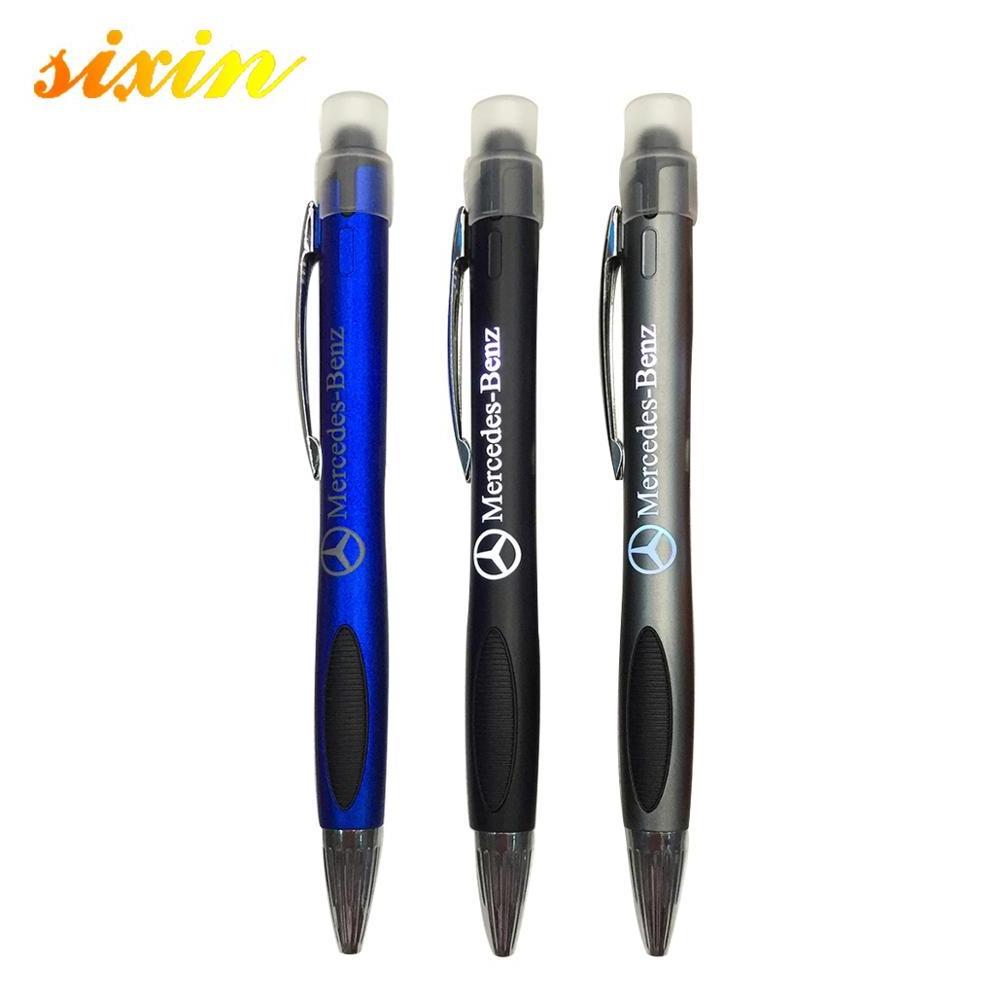 New Design Flashlight Pen With Logo Led Light Illuminated Led Logo Ballpoint Pen