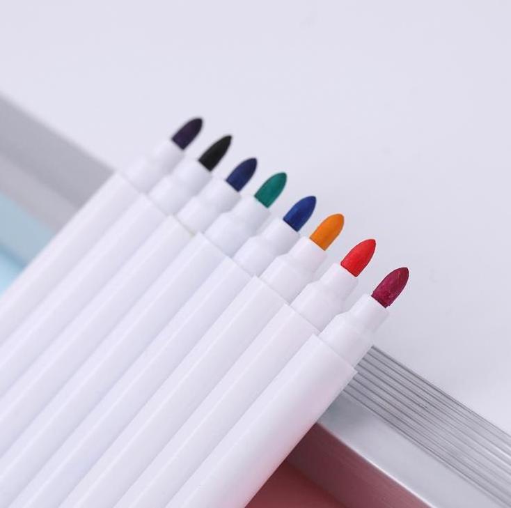 10mm Custom Logo Wholesale 8 Color  Dry Erase Marker Whiteboard Pen With with Eraser