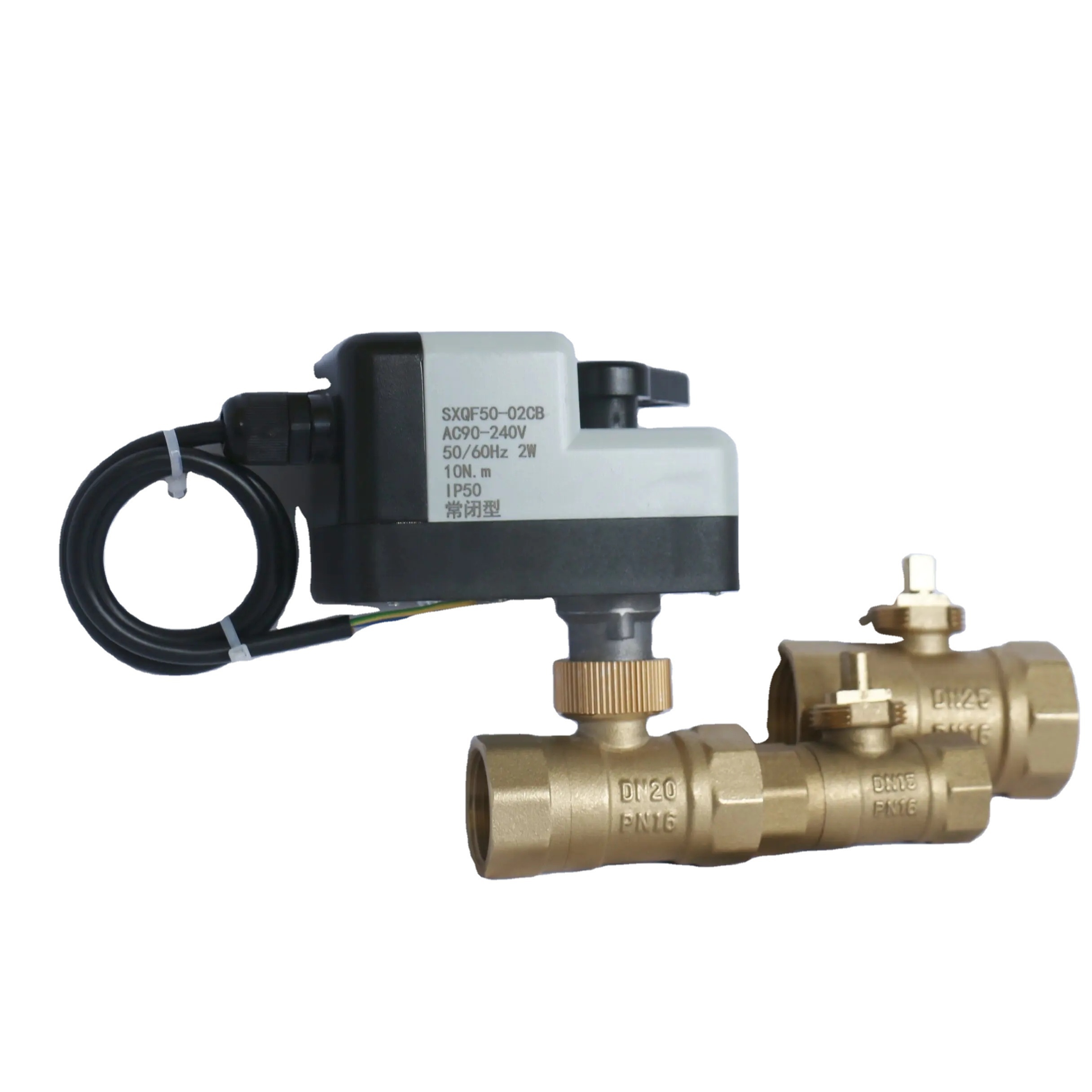 SiXi valve two way Hand operated integrated ball valve 501-AC/DC  for central air conditioning systems or water flow control