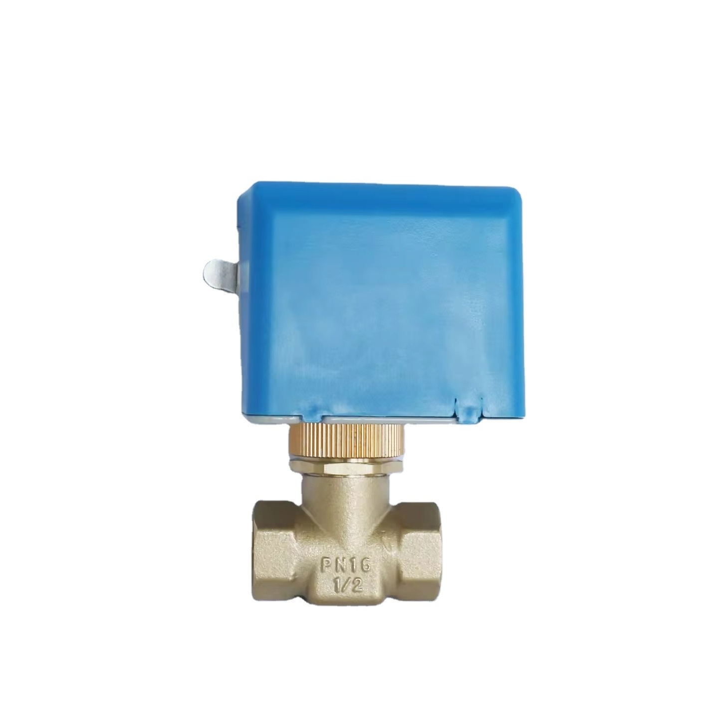 Electric 2 Way Valve Stop Valve For Fan Coil Air Conditioning OEM brass water valve Factory manufacturing DN15 220V