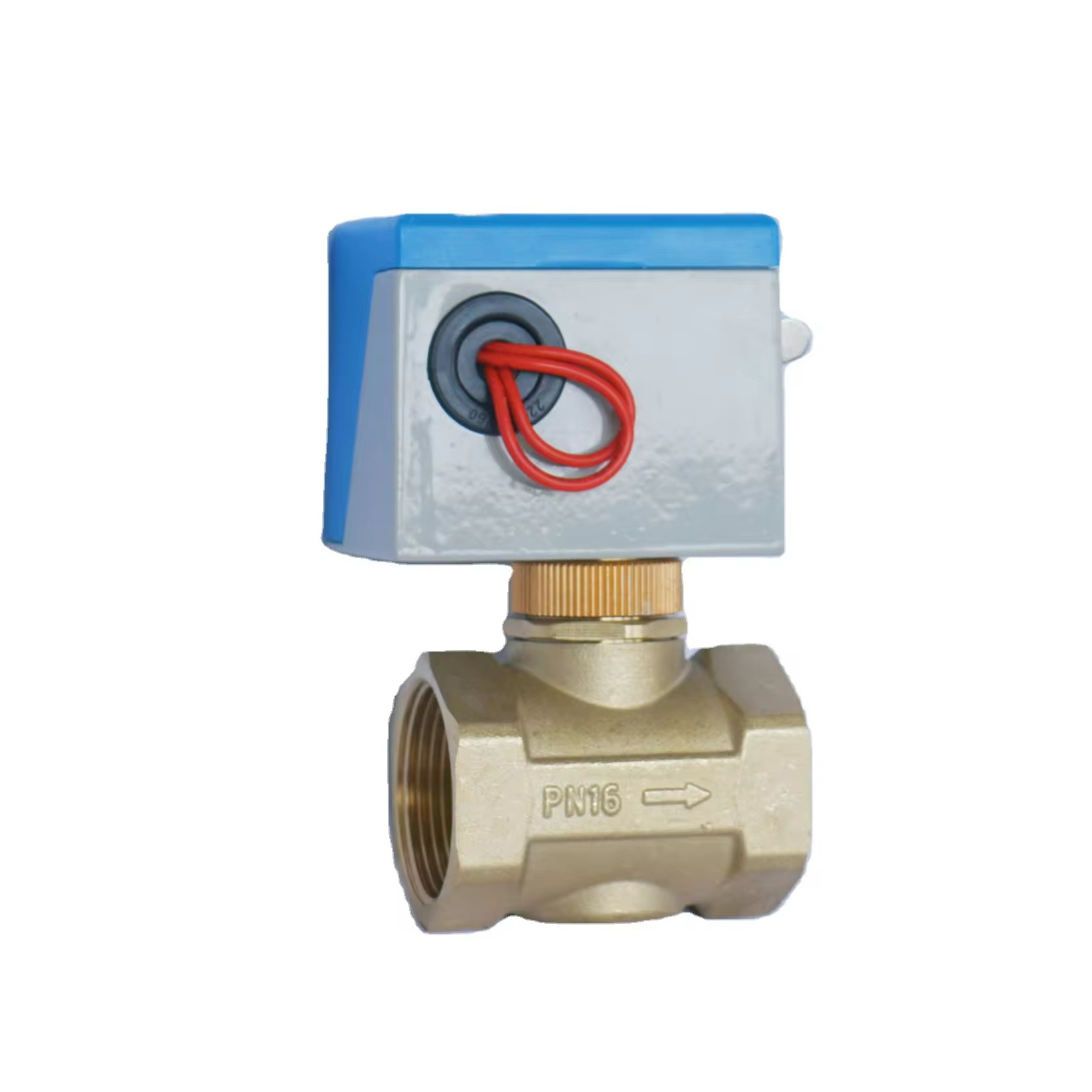 1/2 3/4 1 1-1/4 Inch Size Motorized Electric Stop Valve Two-way AC220V For Air Conditioning DN15 DN20 DN25 DN32