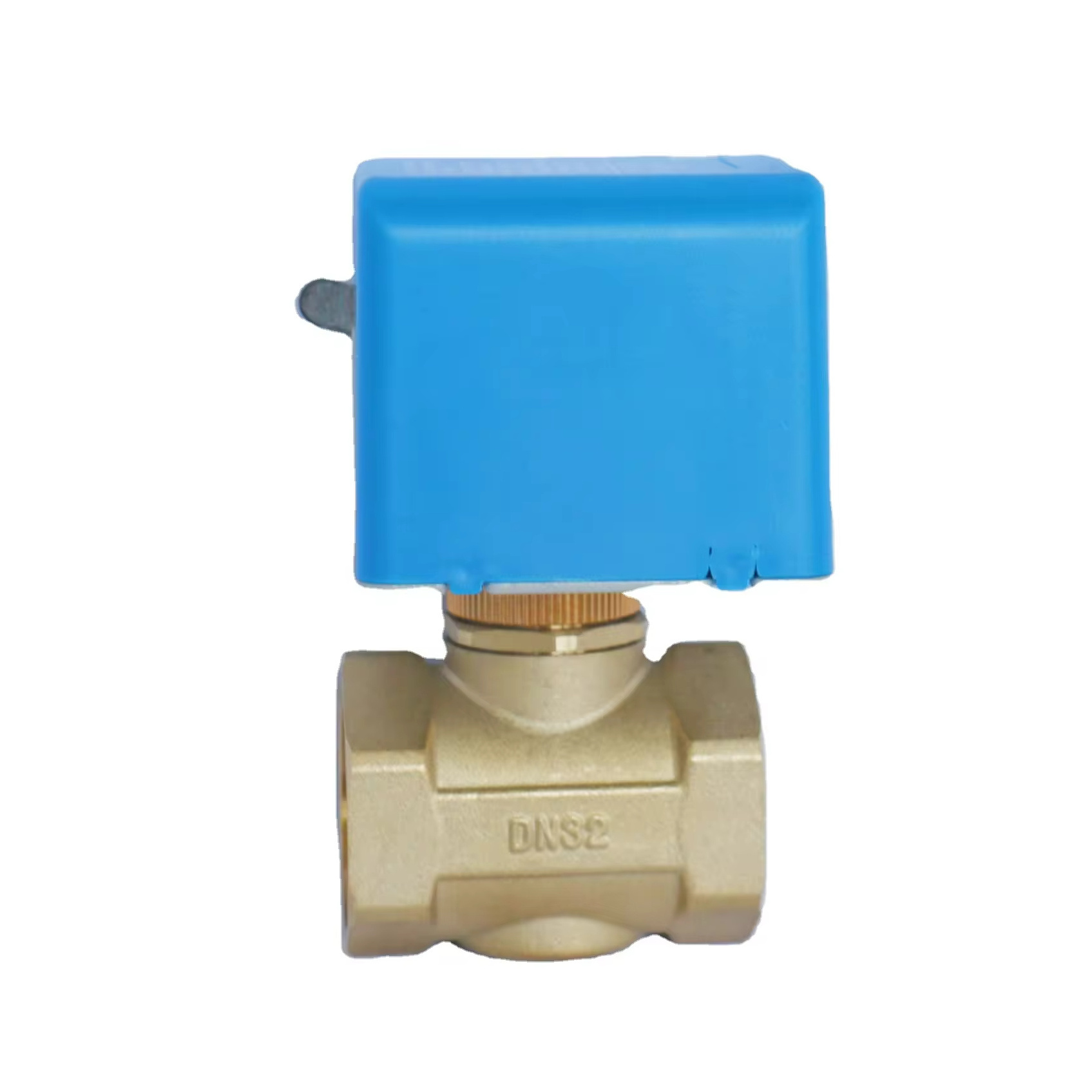 DN32  Two-way Electric  Stop Valve Brass Valve Body Two Line One Control Power off Reset 220V