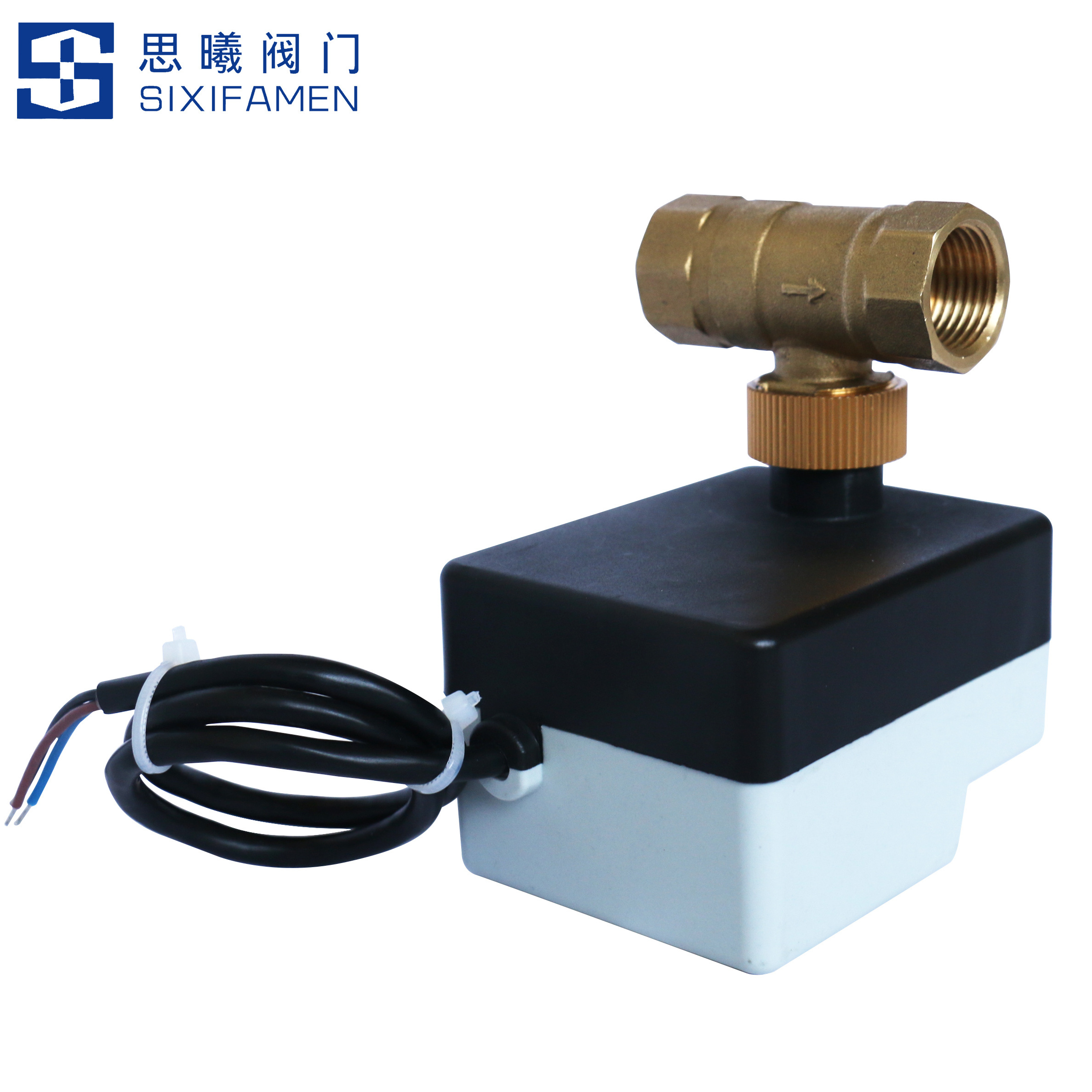 DN15 220V manual switch electric ball valve Electric valve Electric two-way valve Three-wire two-way control