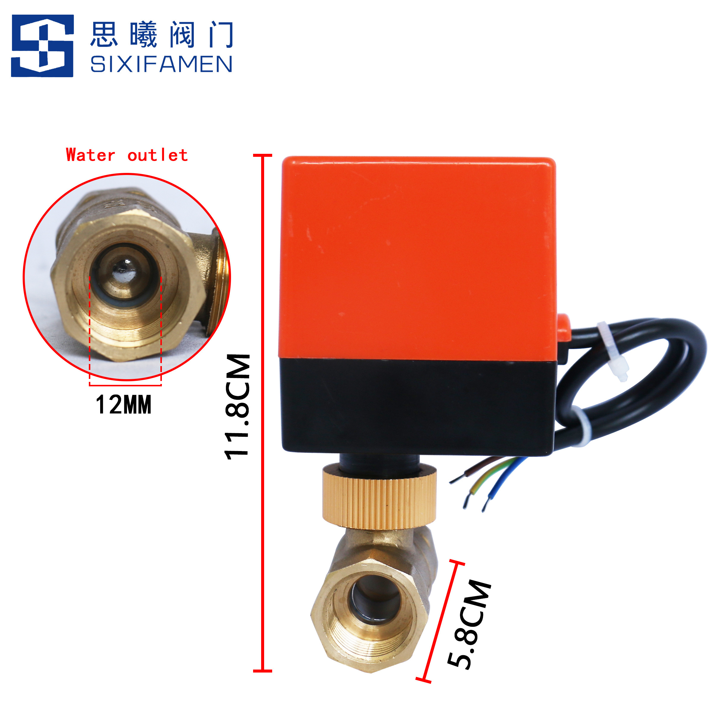 AC220v DC12V DC24V G thread NPT thread dn15-dn25 1/2 