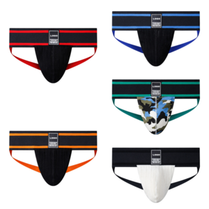 Jockstraps For Men Wholesale Solid Color Low Waist Double Jockstraps Underwear for Gay Cotton Custom Jockstrap Men Sexy