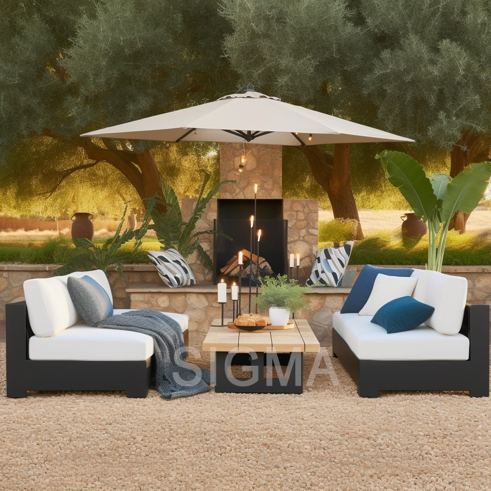 Outdoor Patio Furniture Set Rattan Outdoor Sectional Sofa Backyard Furniture Outdoor Couch