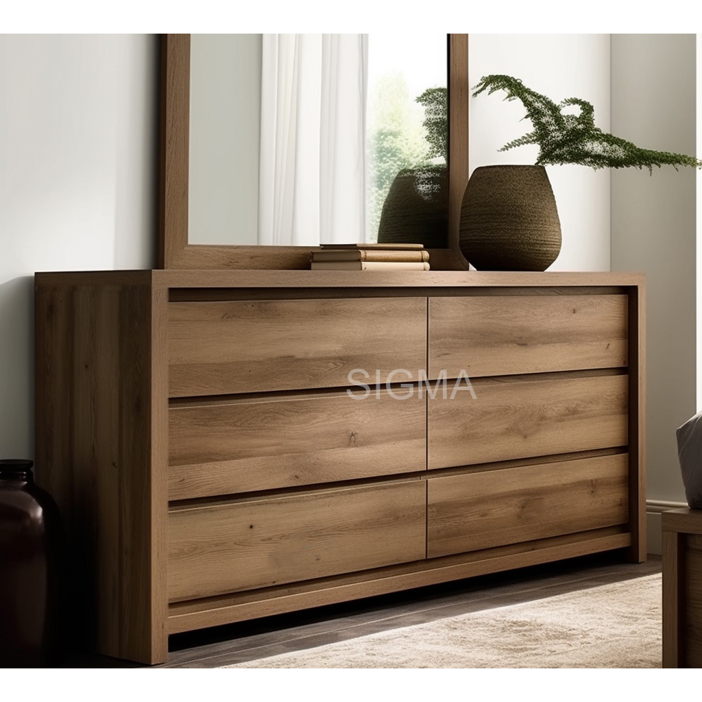 Luxury living room modern storage box closet wooden dresser 9-drawers cupboard for bedroom