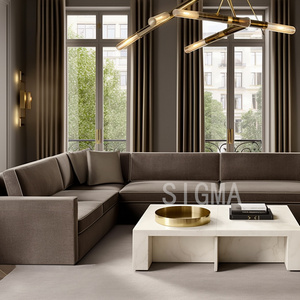 Luxury Modern Sectional Sofa Light Simple Design Sofa Set Living Room Furniture