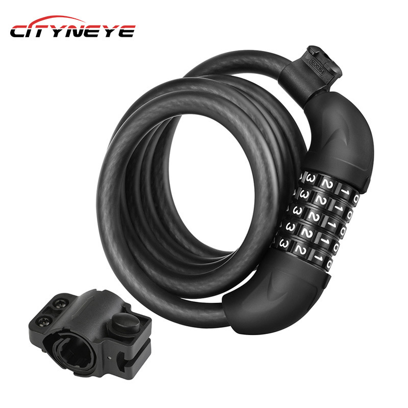 Safe Lock With Steel Wire For Cityneye M365 Pro Es1 Es2 Electric Scooters Anti-theft Cable Tyre Lock Accessories