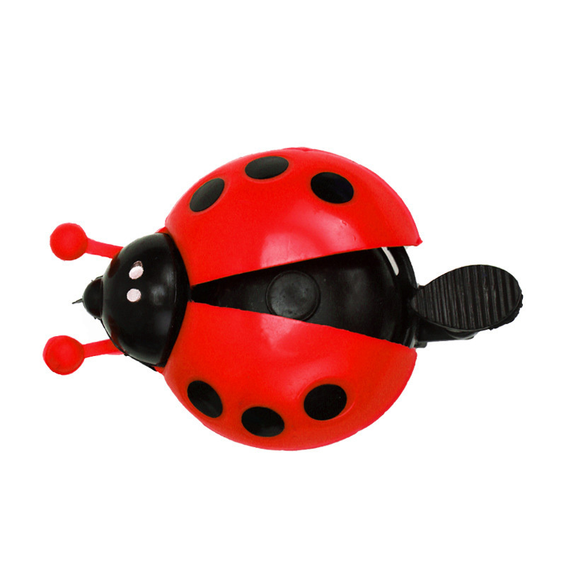 Customized accessories aluminum alloy light ladybug bell bike ringiing multiple vehicles available cycling bells