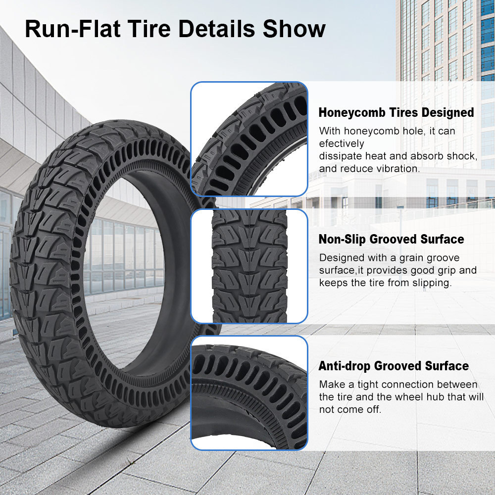 Outer Tube Honeycomb Tires for Cityneye M365 Pro Electric Scooter Rubber 8*2.125 Solid Tyres  off Road