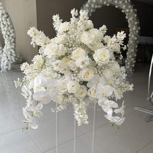 New Wedding Table Flower Ball Wedding Decoration Stage Exhibition Hall Decoration Simulation hydrangea Ball Rose Ball Flower