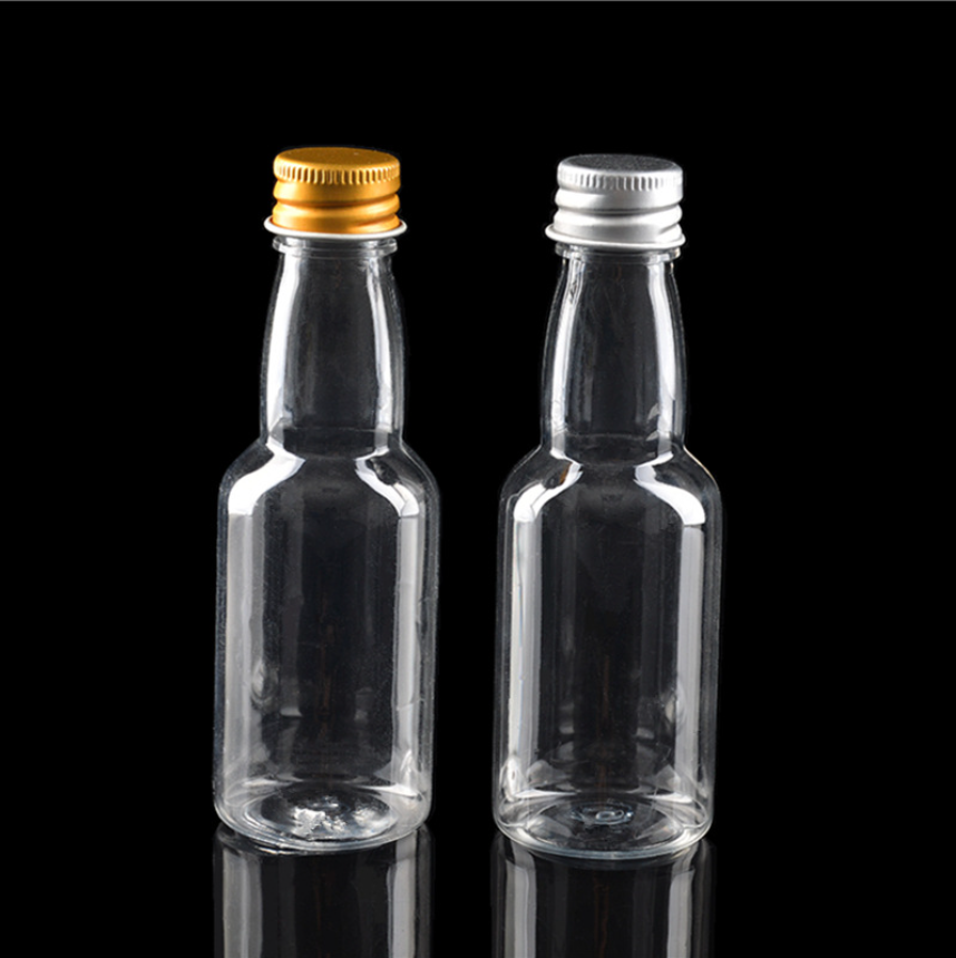 Empty Disposable Carbonated Drinking Water Pet Bottle For Soda Plastic Wine Bottles With Screw Cap For Drinks