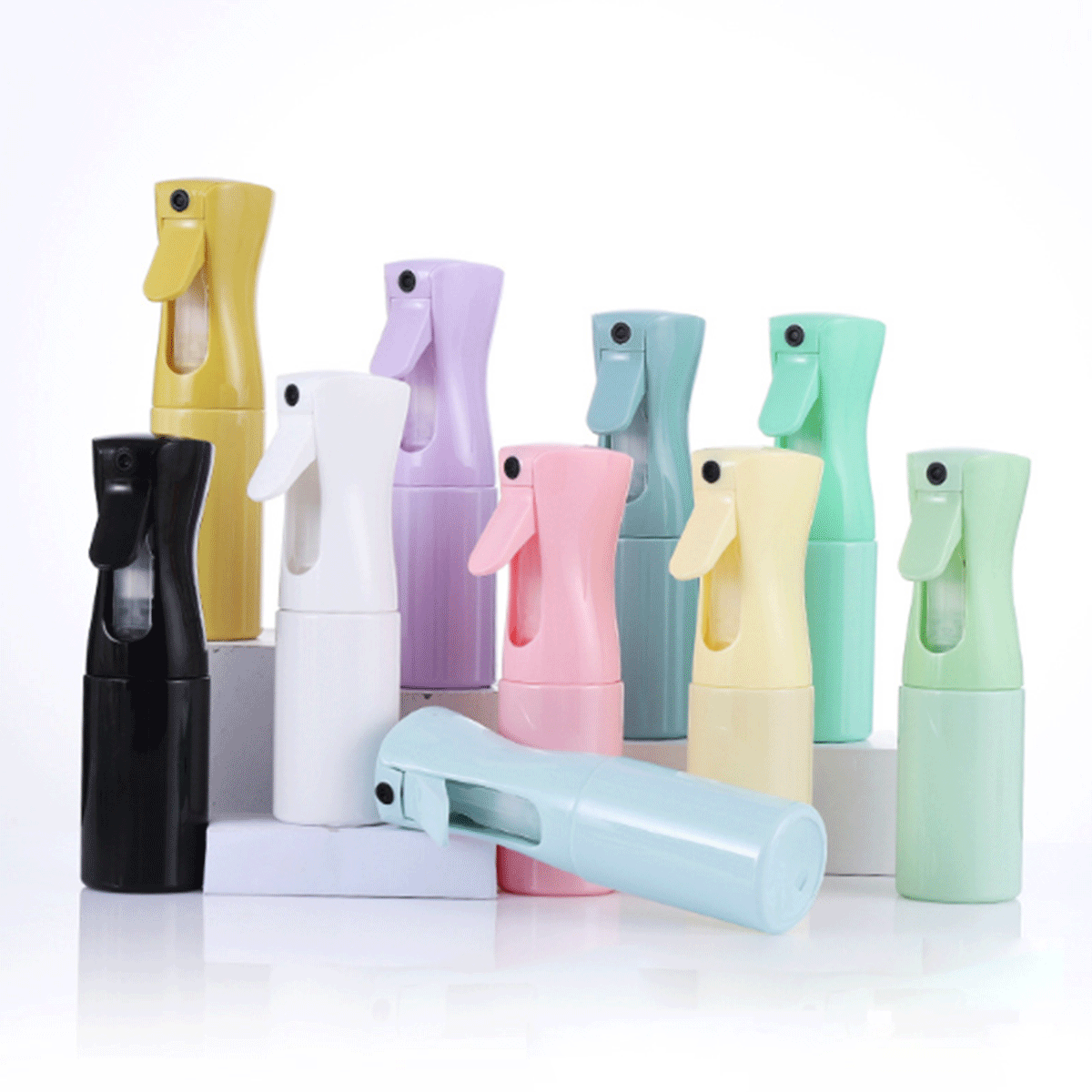 Fine Mist High Pressure Nozzle Bottle 200Ml 300Ml Pet Hairdressing Spray Bottle High Pressure Continuous