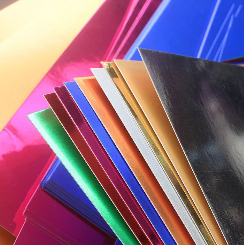 Reflective Mirror Paper Foil Laminated Paper Gold Cardboard Manufacture And Suppliers Of Aluminium Foil Paper