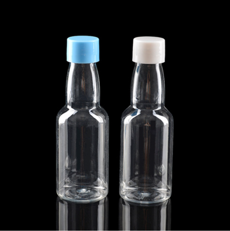 Empty Disposable Carbonated Drinking Water Pet Bottle For Soda Plastic Wine Bottles With Screw Cap For Drinks