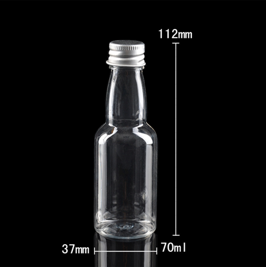 Empty Disposable Carbonated Drinking Water Pet Bottle For Soda Plastic Wine Bottles With Screw Cap For Drinks