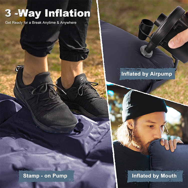 hiking travel self inflating hammocks tpu insulated folding Sleeping mat air Pad nature Camping Mat