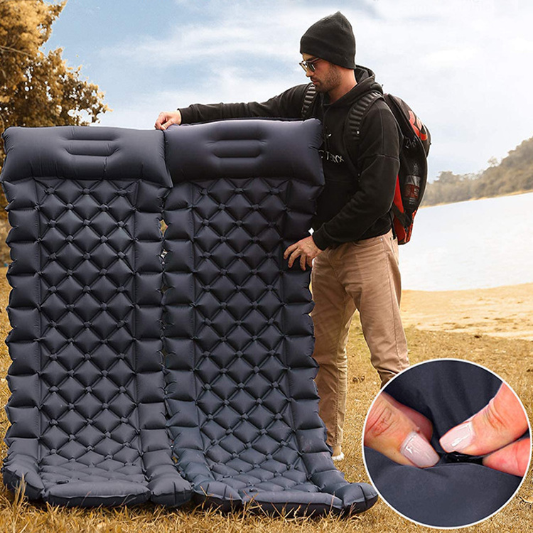 hiking travel self inflating hammocks tpu insulated folding Sleeping mat air Pad nature Camping Mat