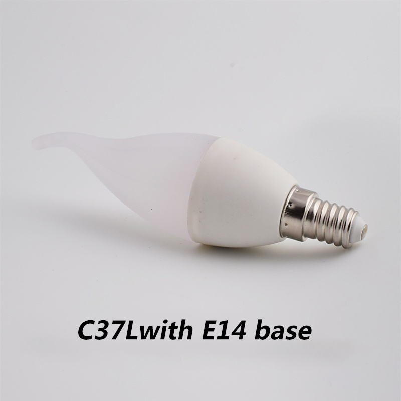 CE ROHS Wholesale Candle Lamp E14 C37 3W Led Candle Light