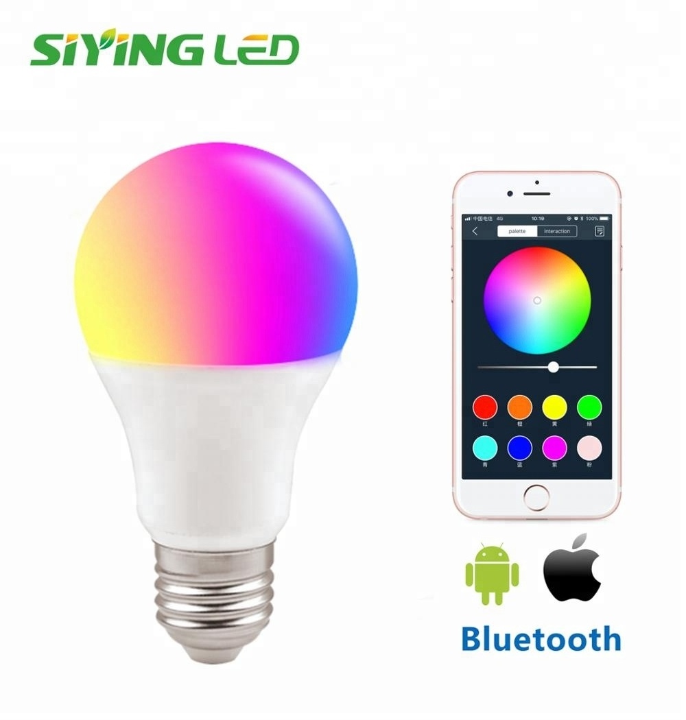 Smart Bulb A60 E27 9W RGB+CCT Tuya Smart Wifi Bulb 7W 9W 12W