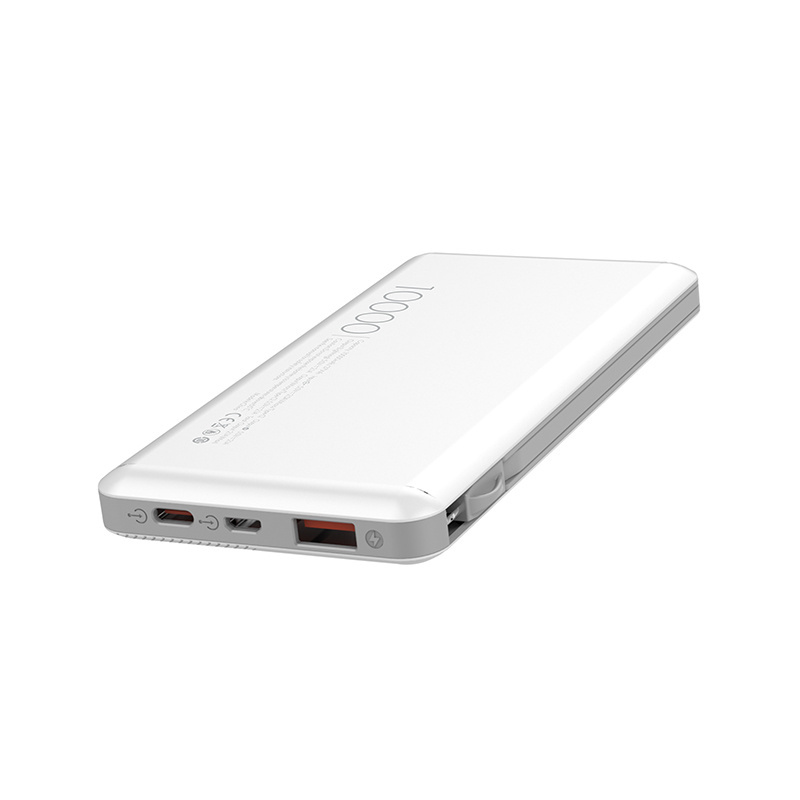 LDNIO PL1013 Portable 10000mAh Power Bank Dual USB Power Supply With 3 IN 1 Cable Power Bank