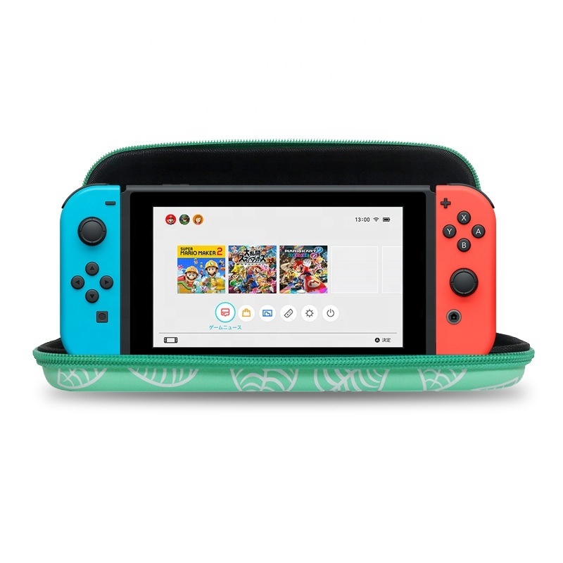 New arrival custom switch game case for nintendo wholesale large capacity nintendo switch game card case with handle strap