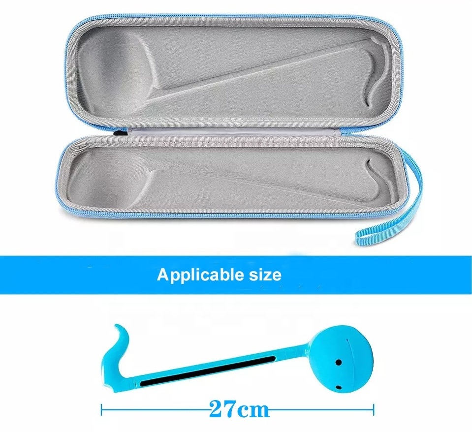 Customize hard shell storage case of musical instruments and toys waterproof EVA electronic musical instrument case with layard