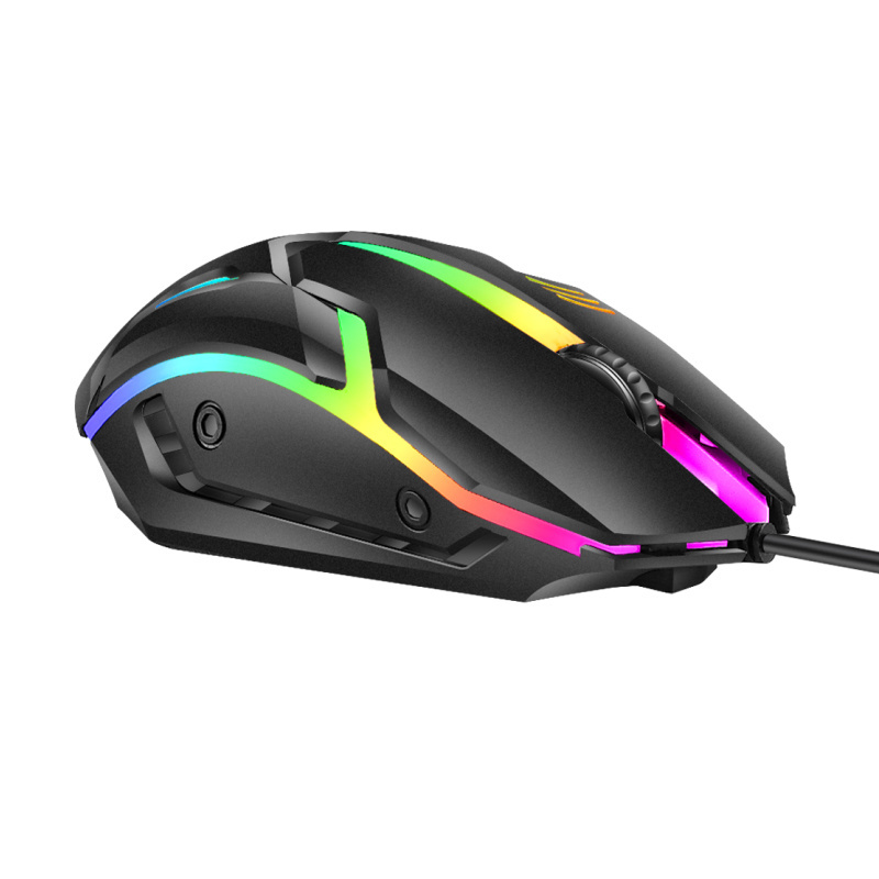 Best Cheap Computer Wired USB Gaming Mouse RGB backlit ABS material ergonomic optical 3D gaming mouse for gamer desktop pc