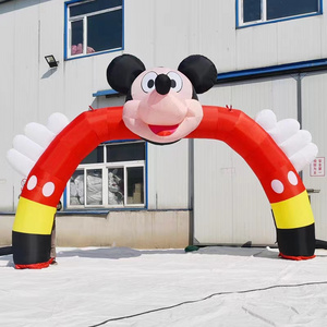 Outdoor Advertising Rooftop Balloon Air Dancer Costume Arch Pvc Advertise Inflatable